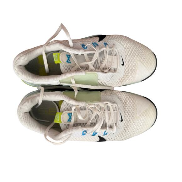 Nike Metcon 7 Women’s Training Shoes White Black Volt Green Glow Size 7 - Picture 1 of 4